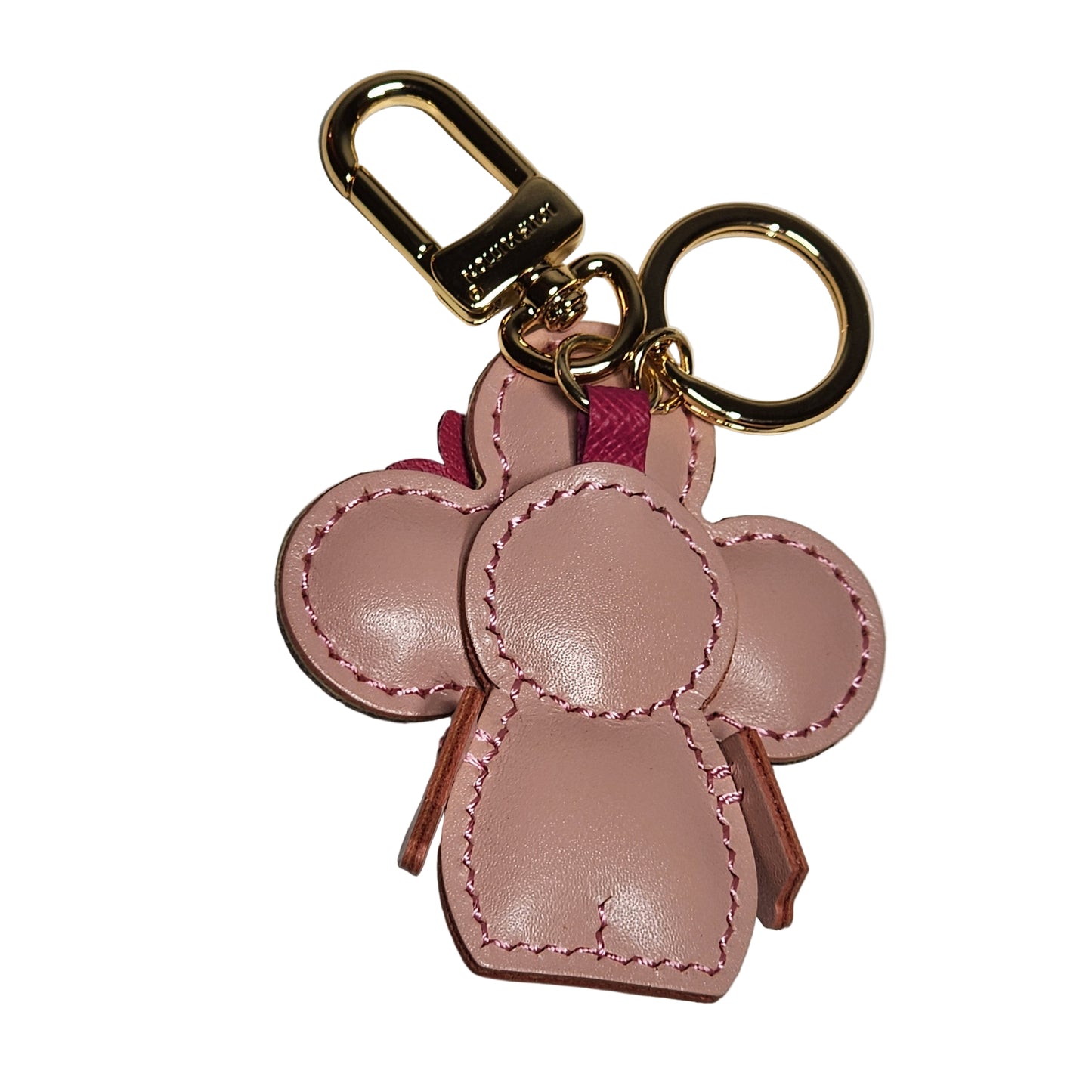 Vivi Pink Bag Charm in Monogram