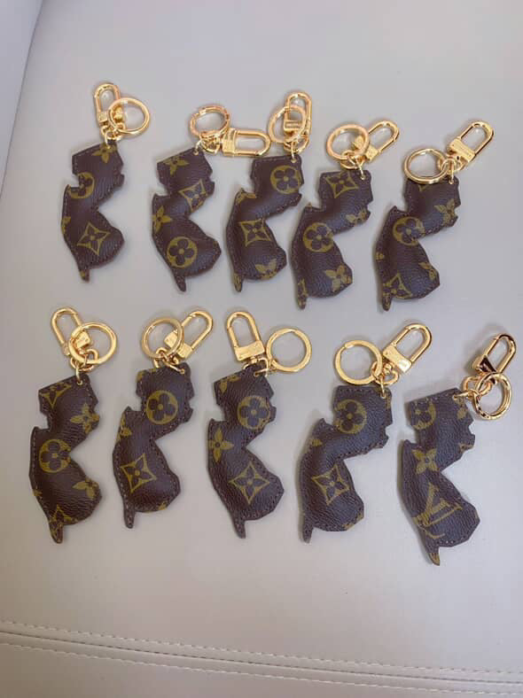 New Jersey Bag Charm Keychain