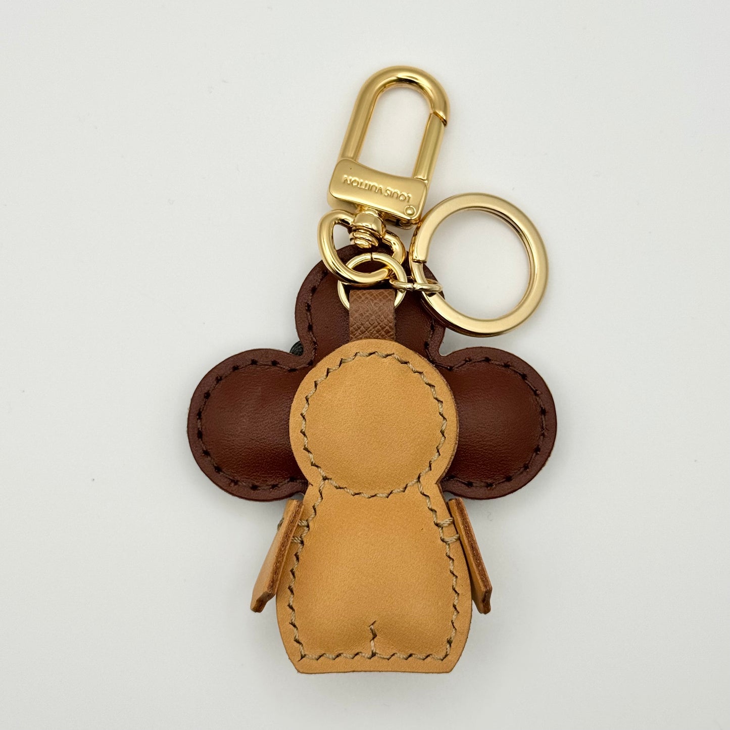 Vivi Bag Charm In Mono Lulu With Black Bow