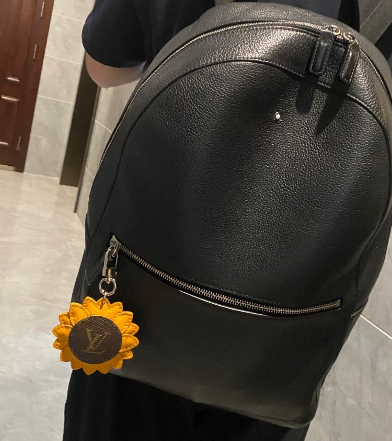 Sunflower Bag Charm Keychain