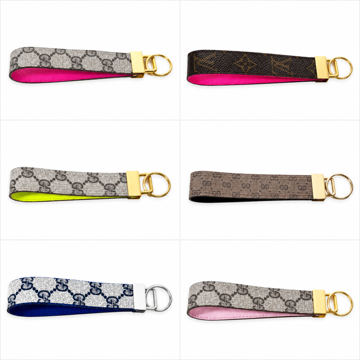 Miss Madison Loop Keychain Gigi Hot Pink