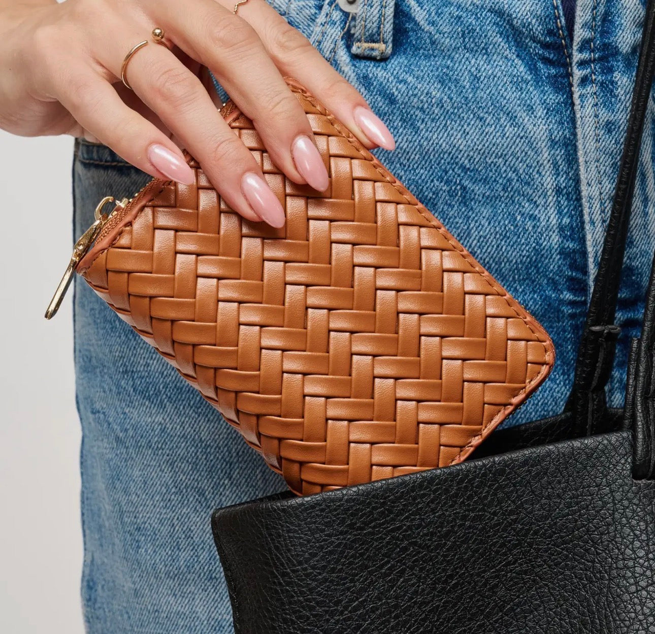 Miss Blair Compact Woven Zippy Wallet