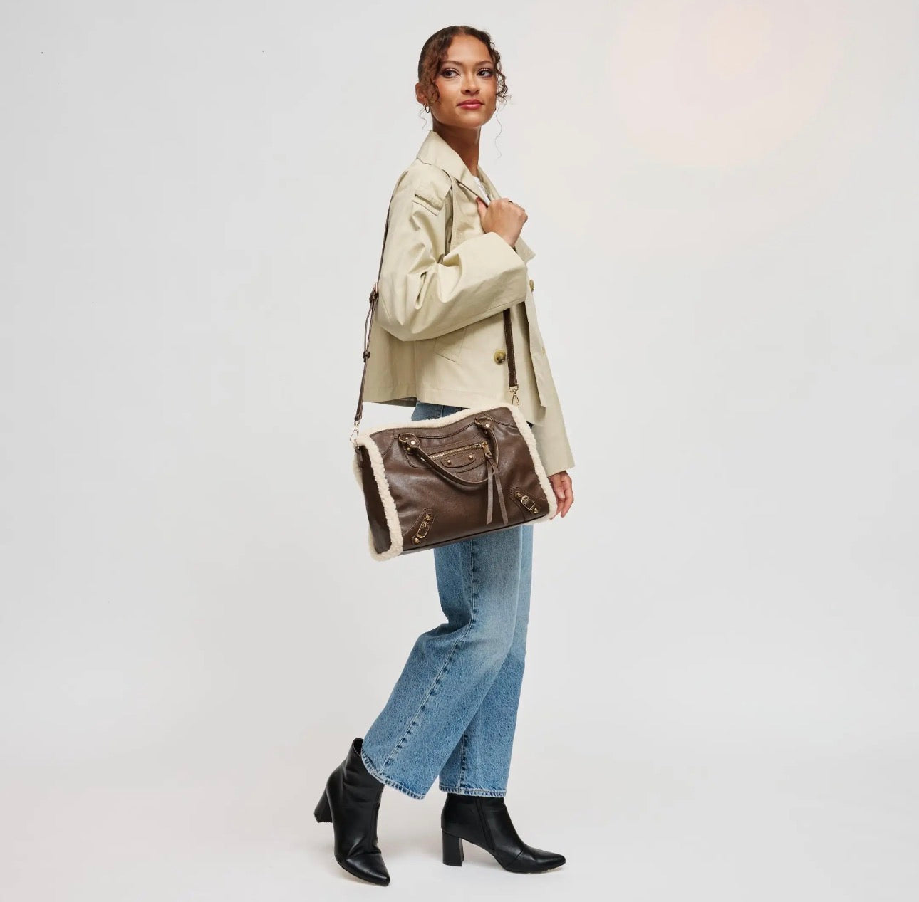 Miss Aspen Brown Satchel