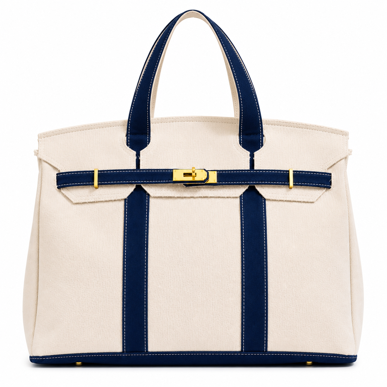 Preorder Miss Harbor Navy Blue Boat Tote Bag