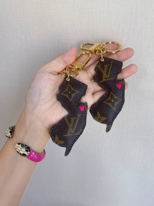New Jersey Bag Charm Keychain