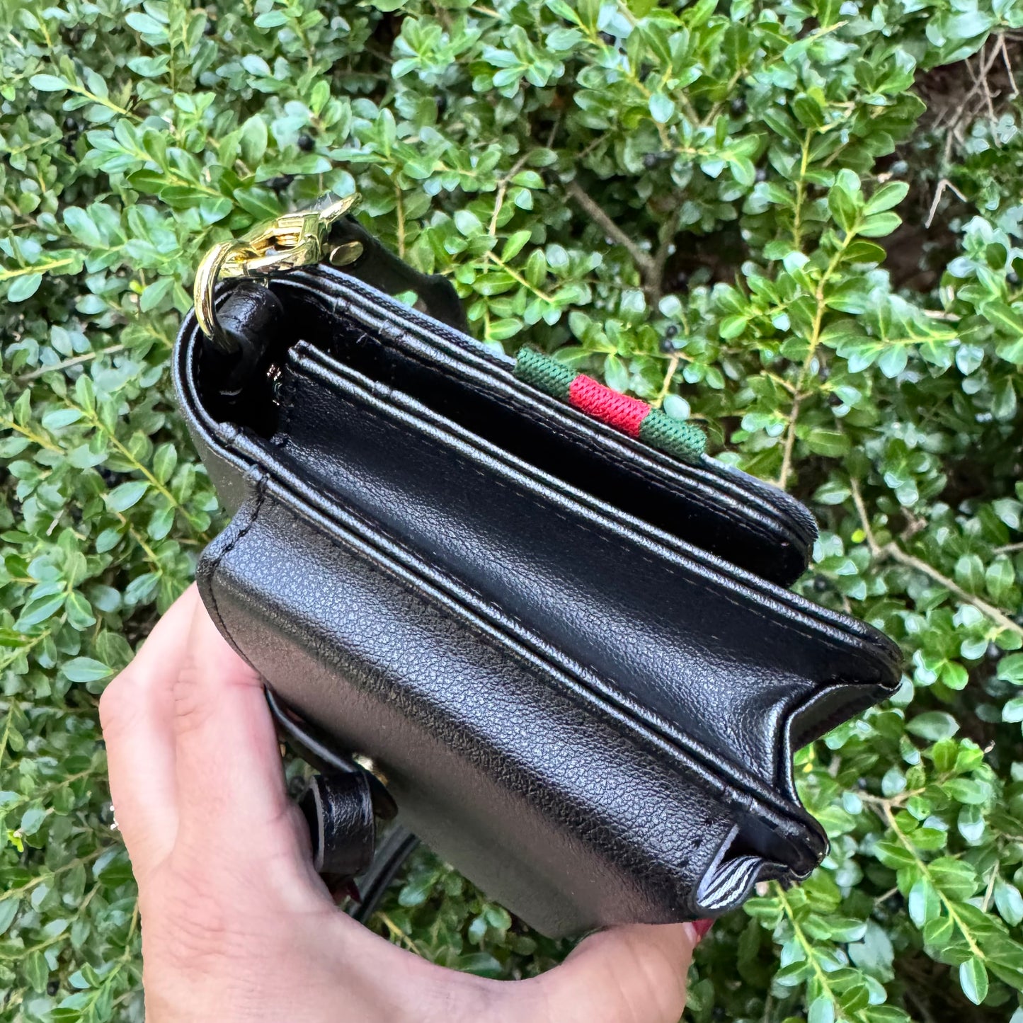 All In One Black Gigi Wallet Crossbody Bag