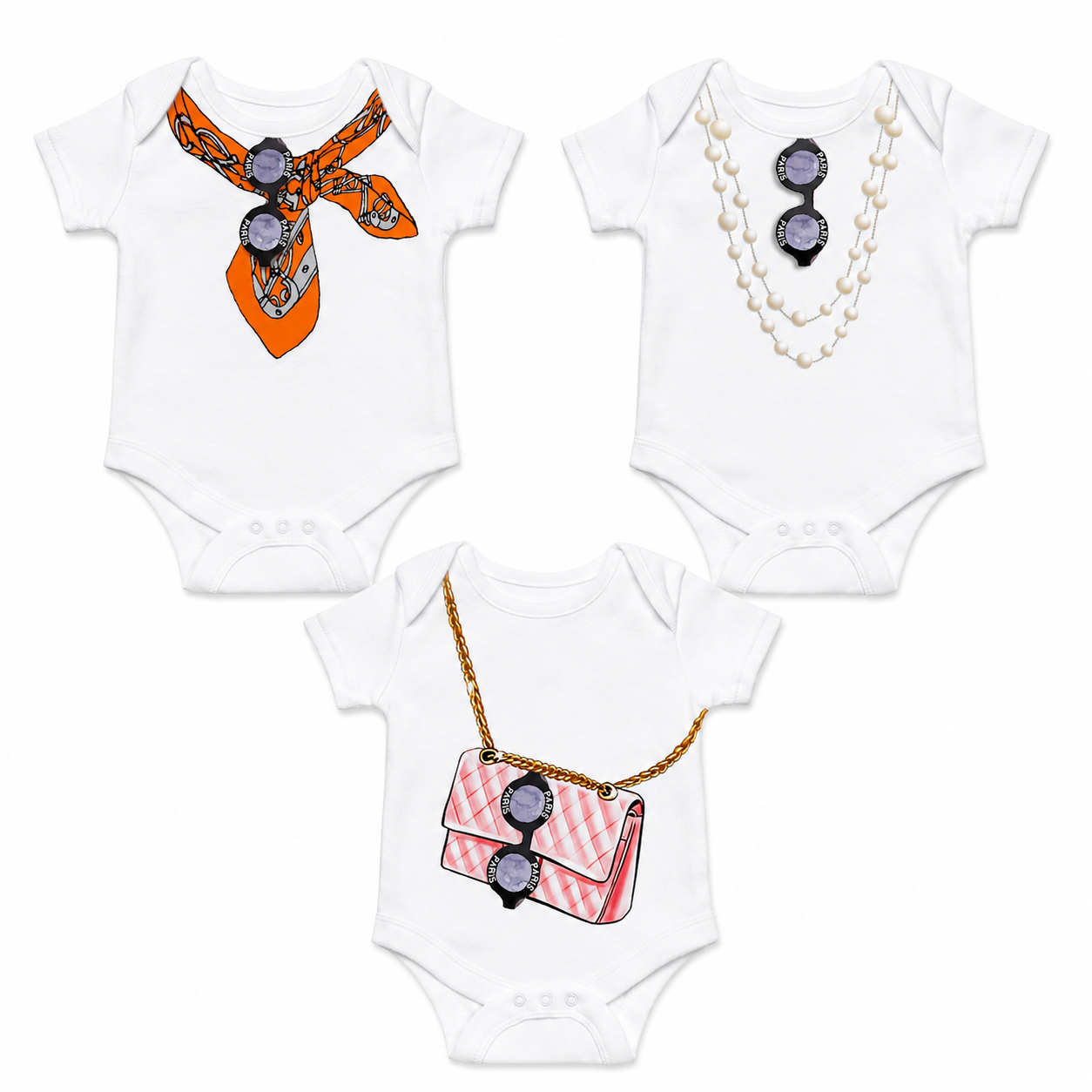 Mini Fashionista Baby Onesie 6-9 Months
