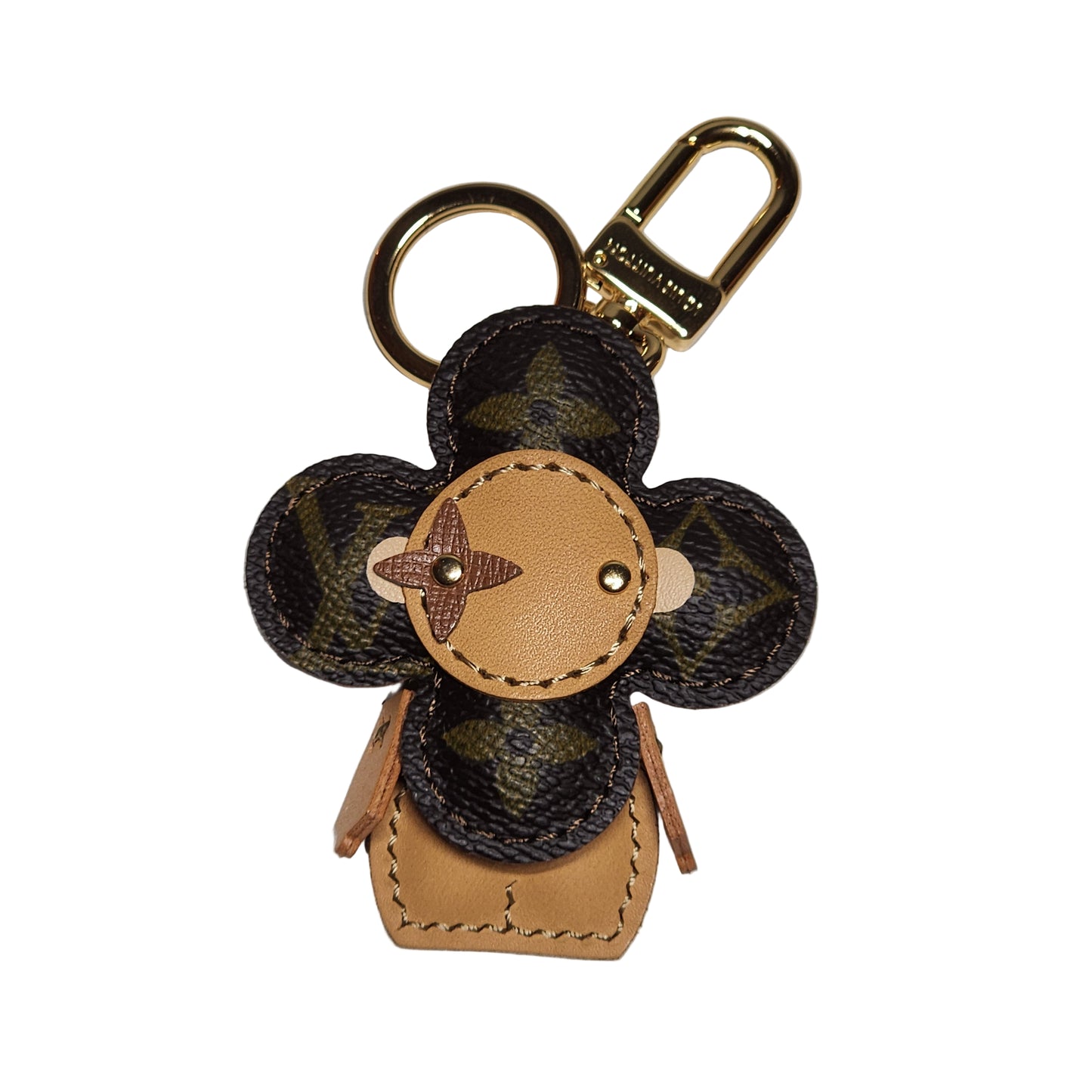 Vivi Bag Charm in Brown Monogram