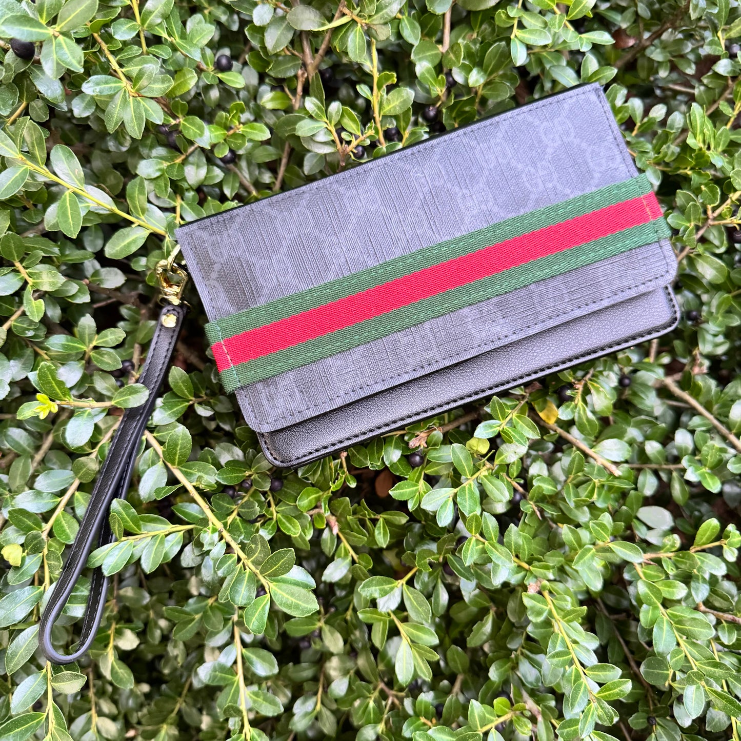 All In One Black Gigi Wallet Crossbody Bag