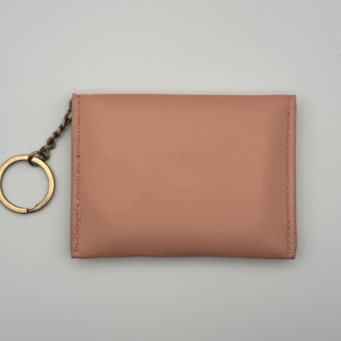 Pink Keychain Cardholder In Lulu Brown Check