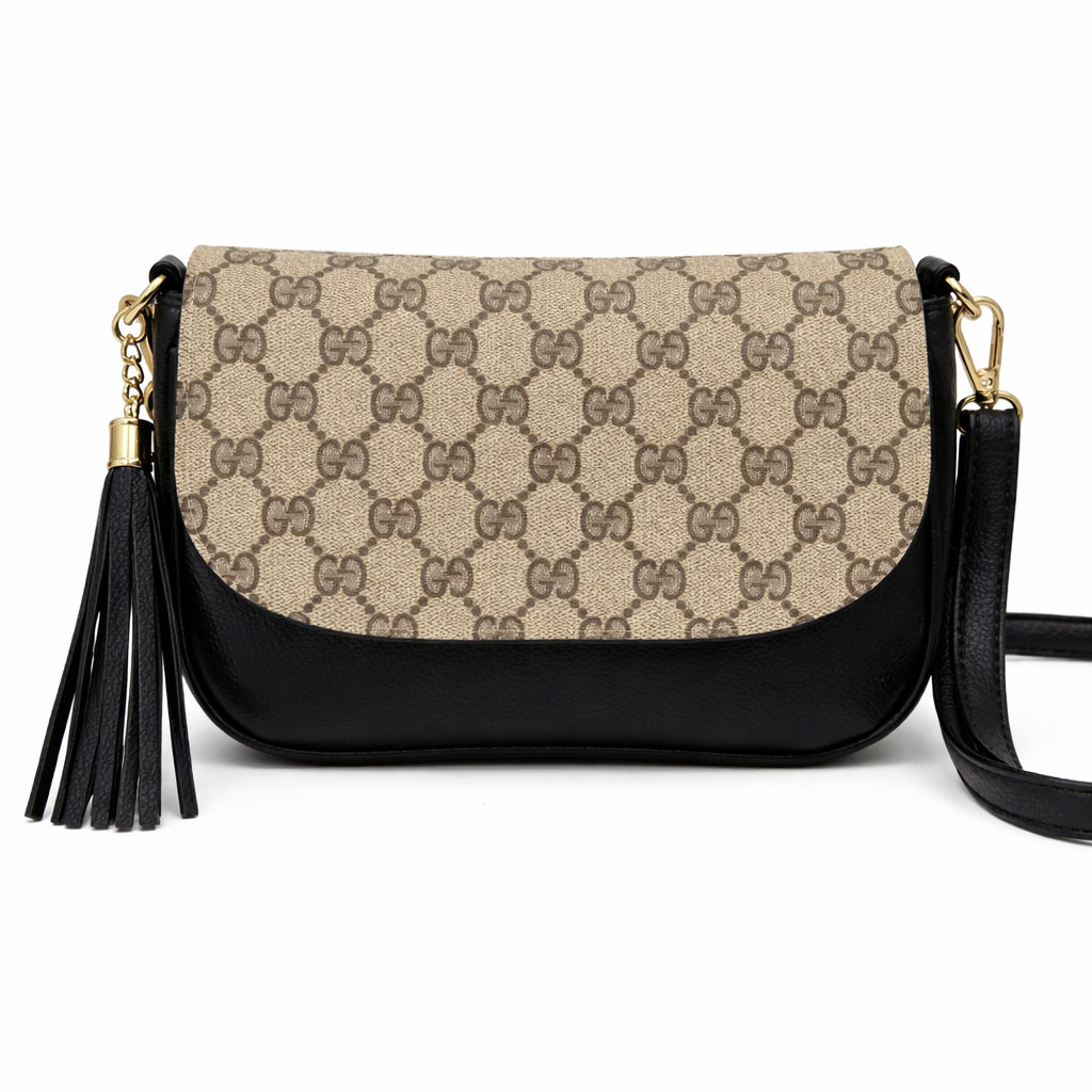 Preorder Miss Iconic - Black Gigi Flap Crossbody