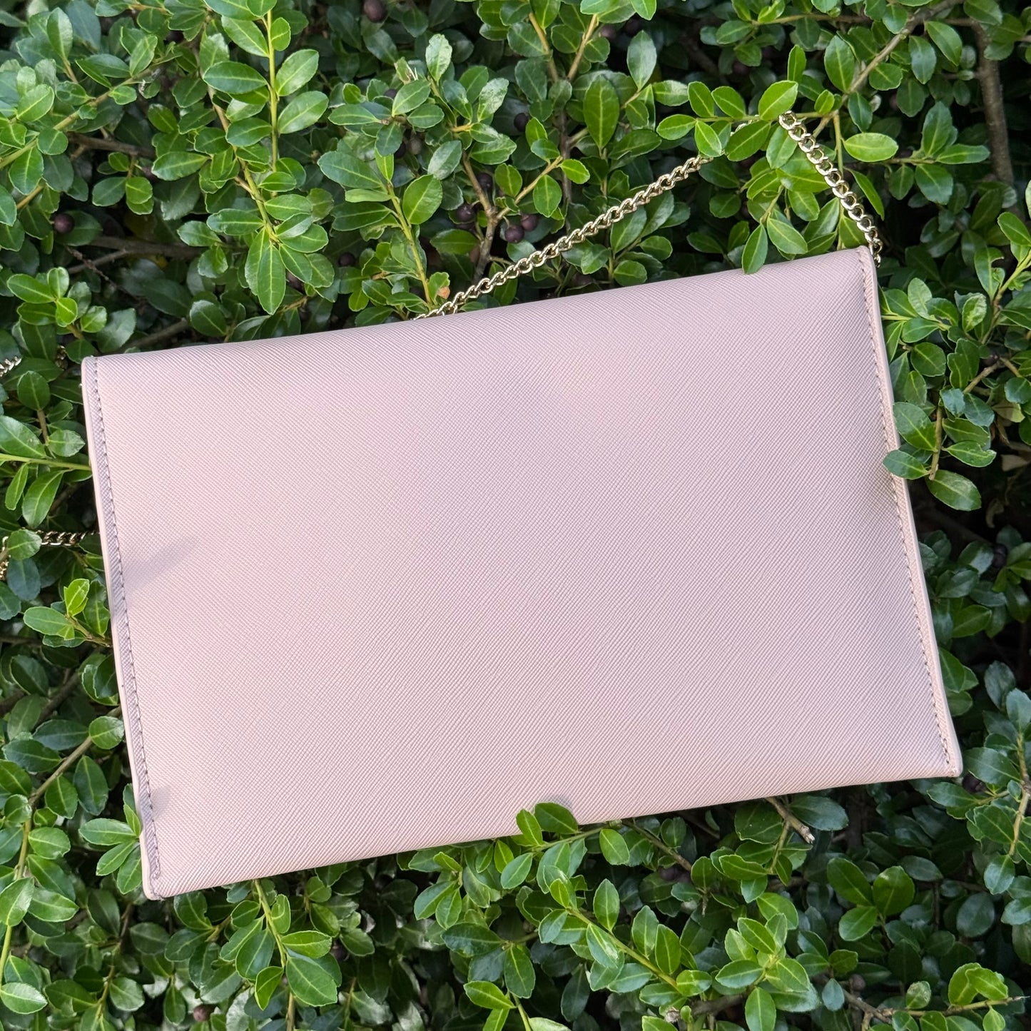 Pale Pink Envelope Clutch Crossbody