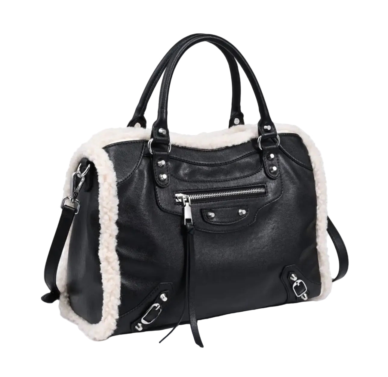 Miss Aspen Black Satchel