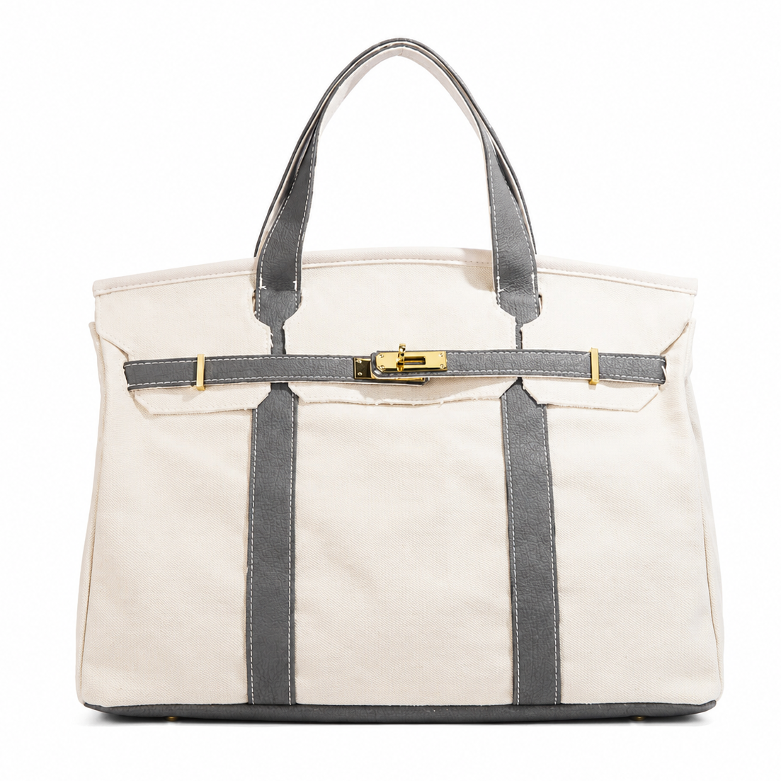 Miss Harbor Gray Boat Tote Bag