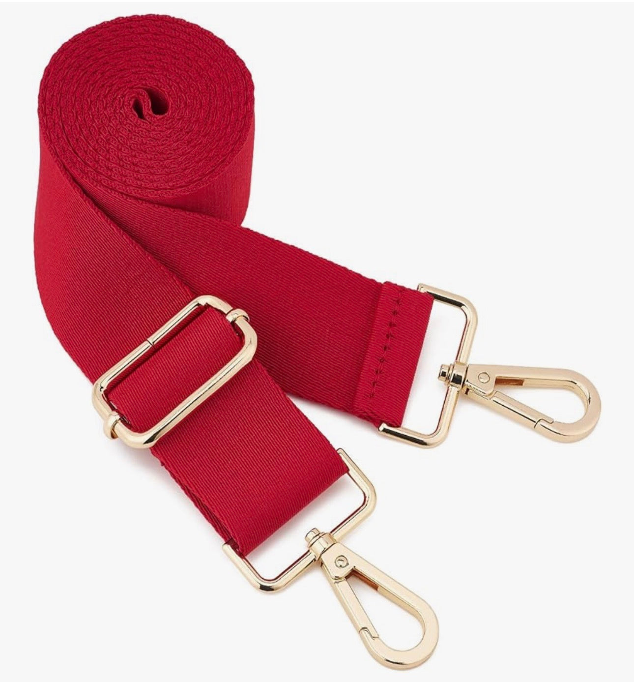 Crossbody Strap With Gold Hardware