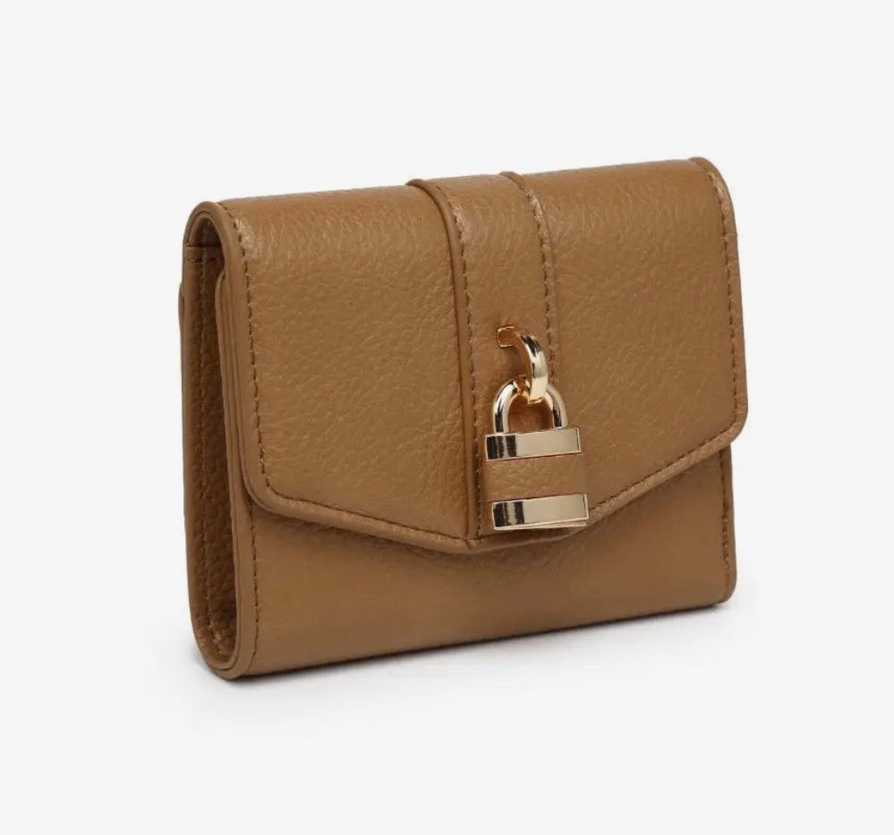 Miss Cami Padlock Compact Wallet