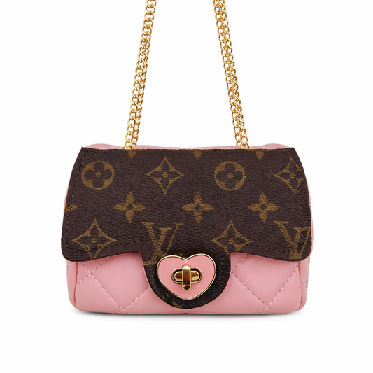 Little Miss First Love Girls Quilted Flap Bag