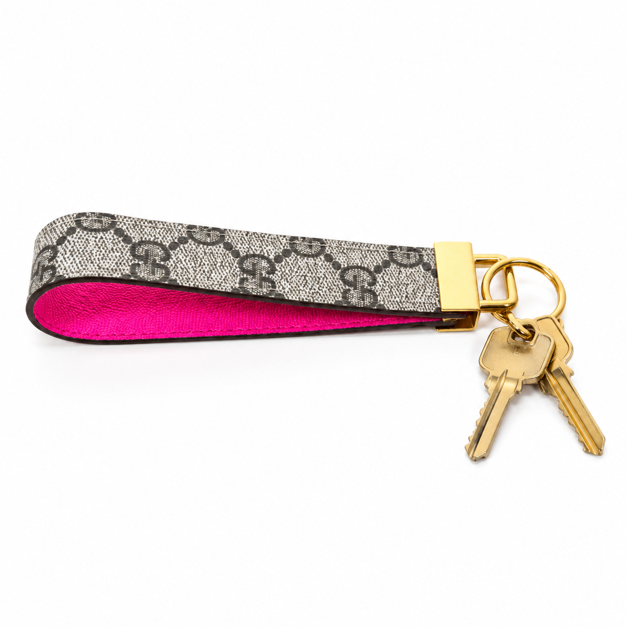 Miss Madison Loop Keychain Gigi Hot Pink