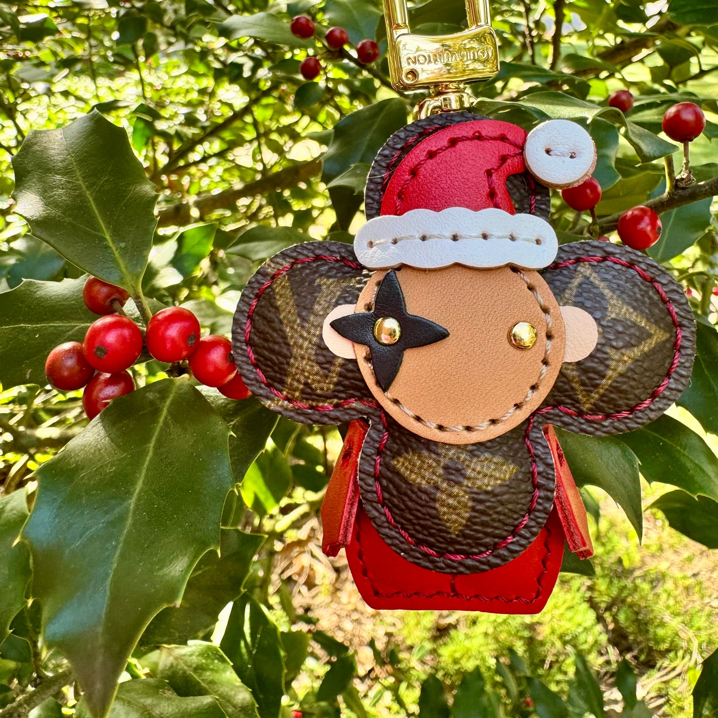 Vivi Limited Edition Santa Bag Charm in Monogram