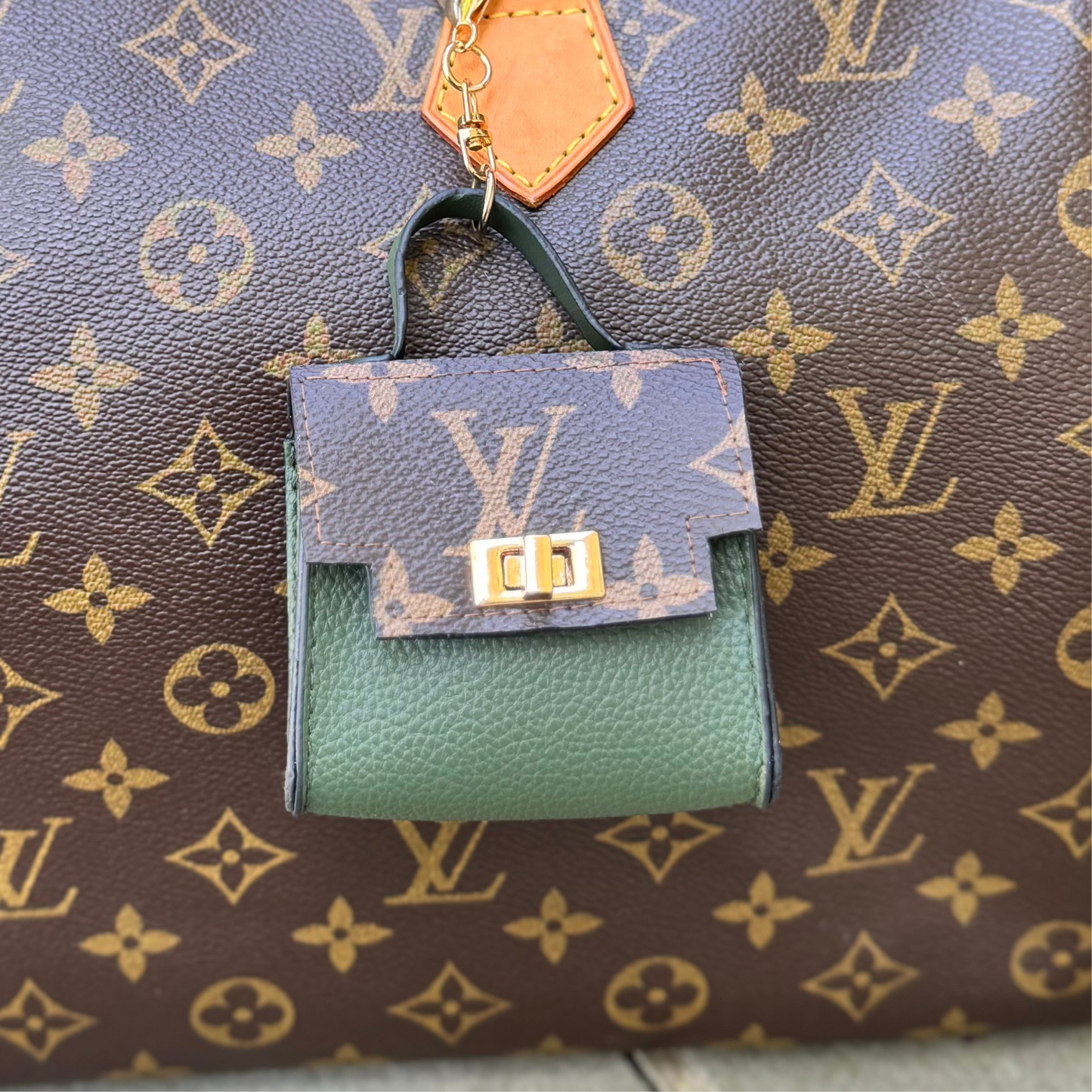 Green Classic Lulu Bag Charm