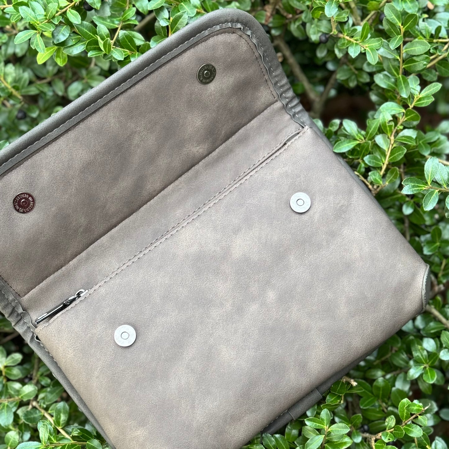 Matte Gray Lulu Everyday Crossbody Bag