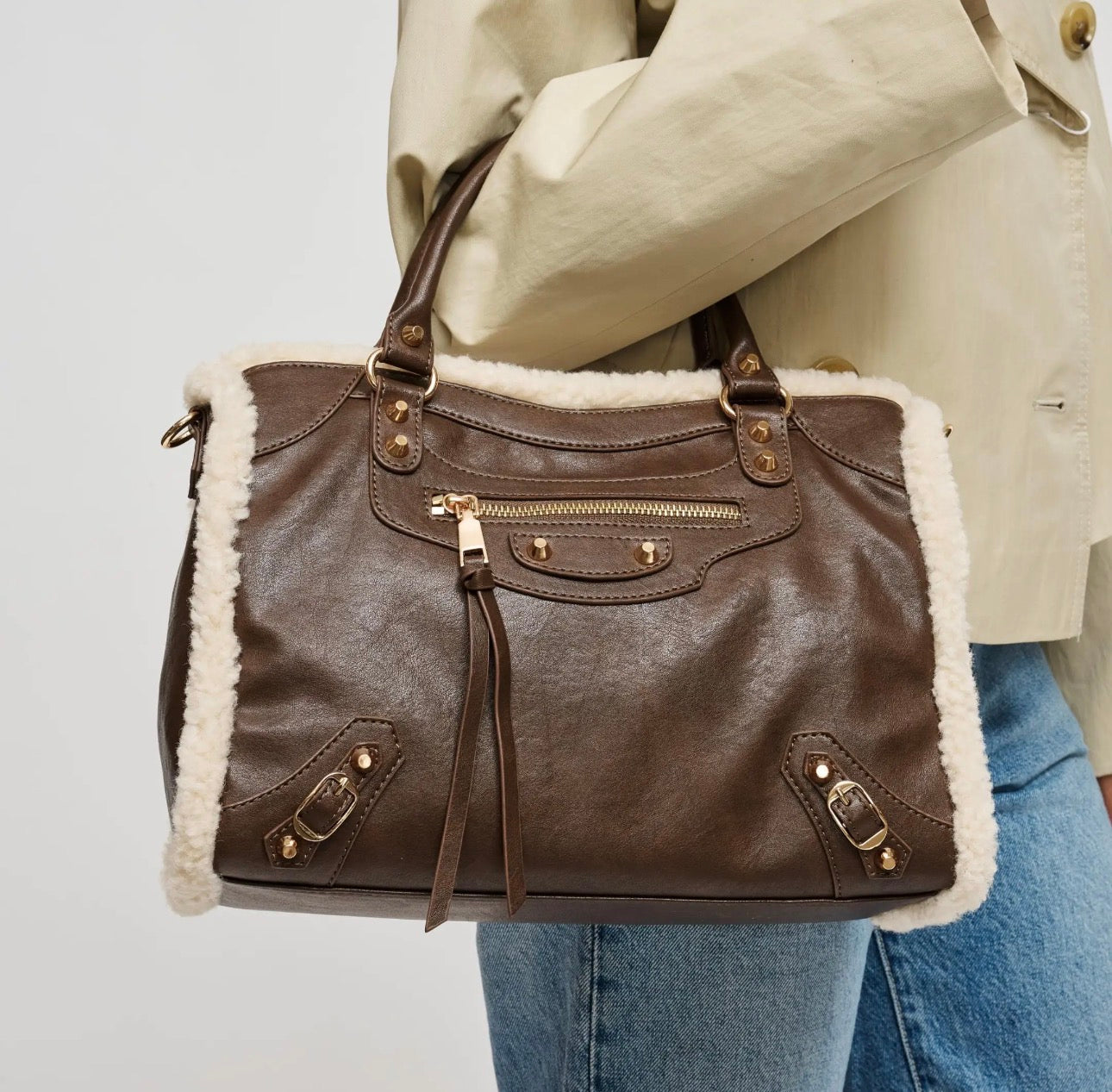 Miss Aspen Brown Satchel