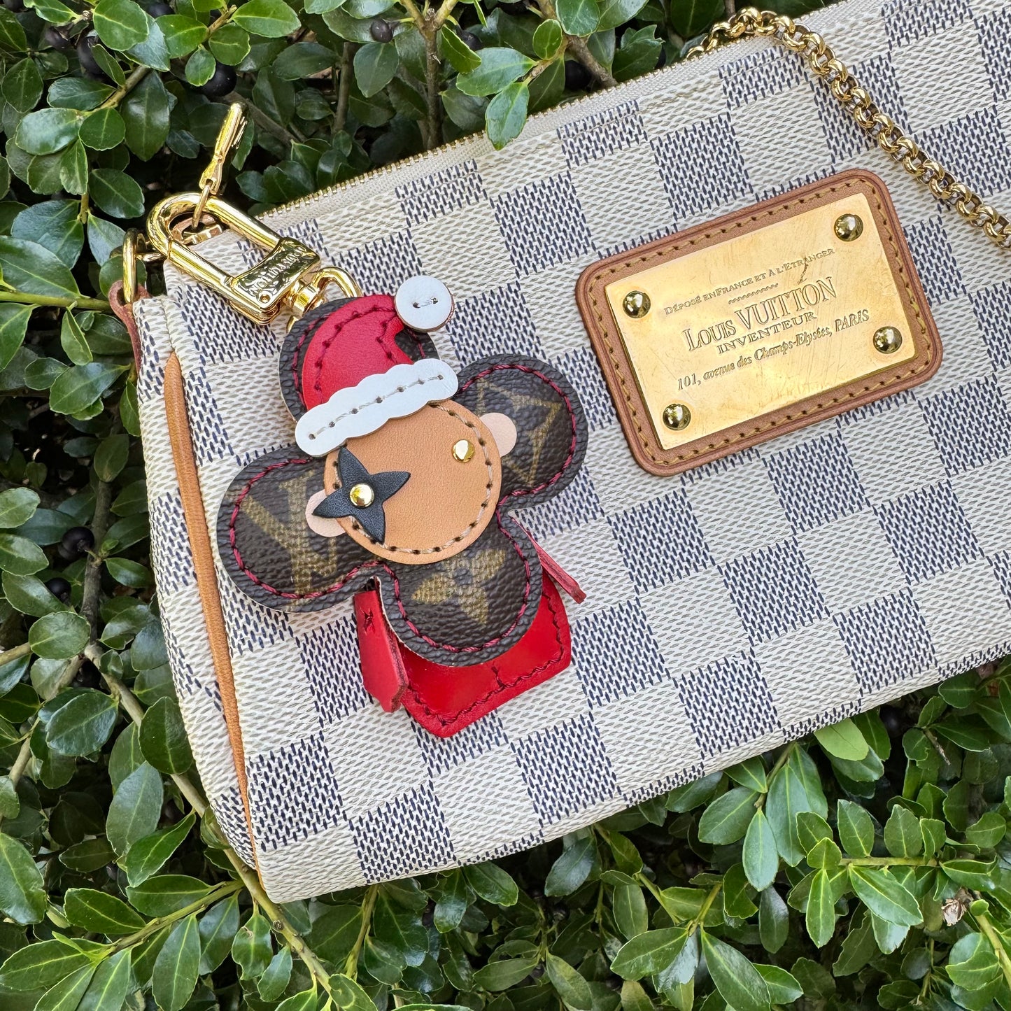 Vivi Limited Edition Santa Bag Charm in Monogram