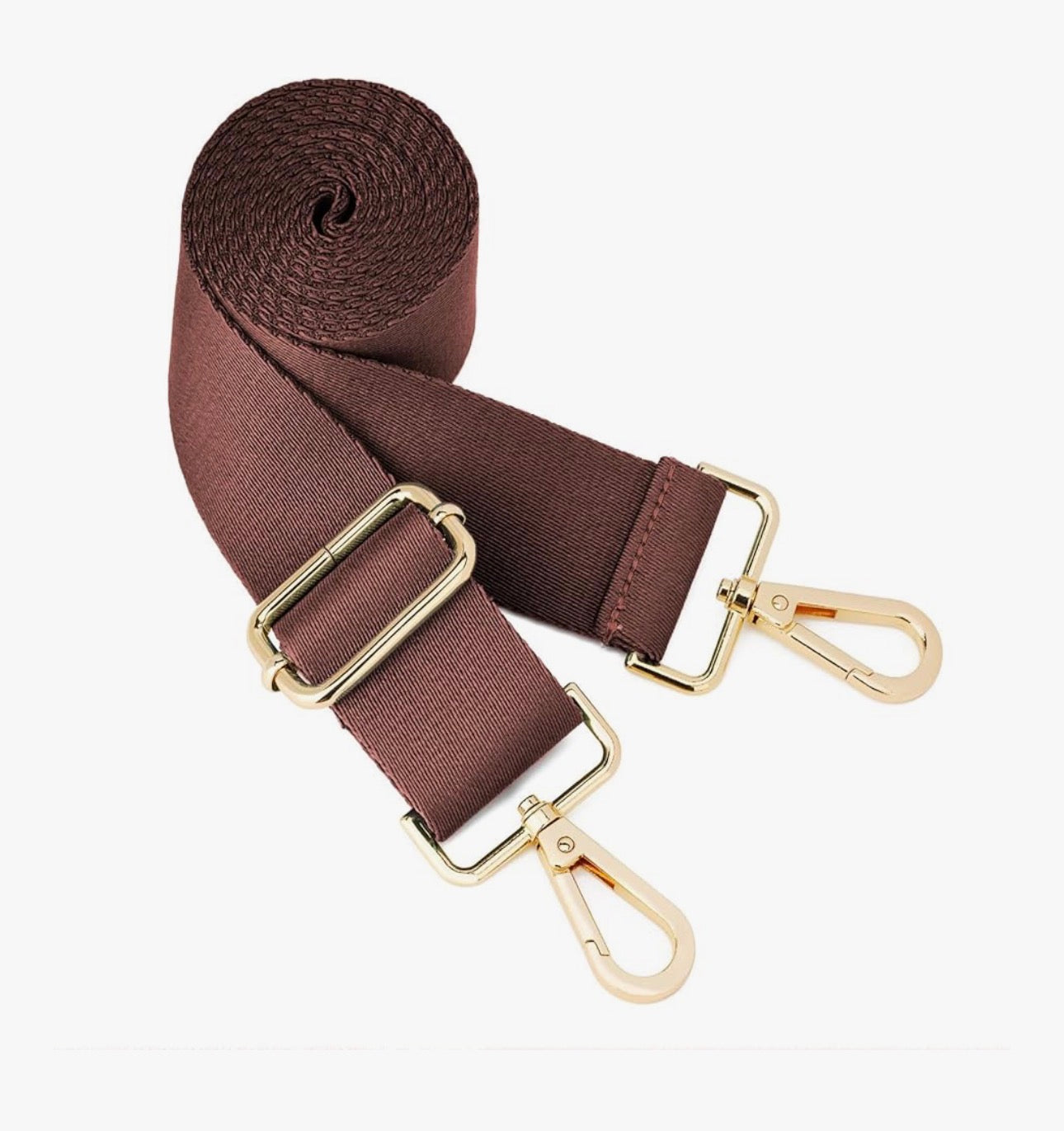 Crossbody Strap With Gold Hardware