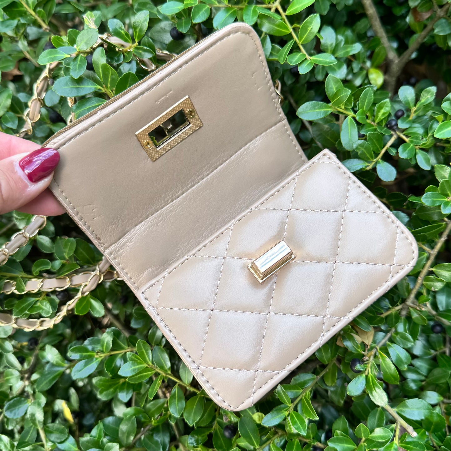 Quilted Mini Gigi Crossbody Bag