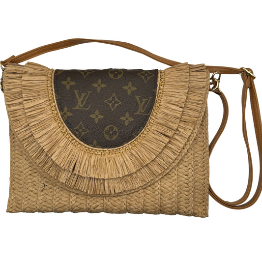 Classic Lulu Raffia Clutch Crossbody