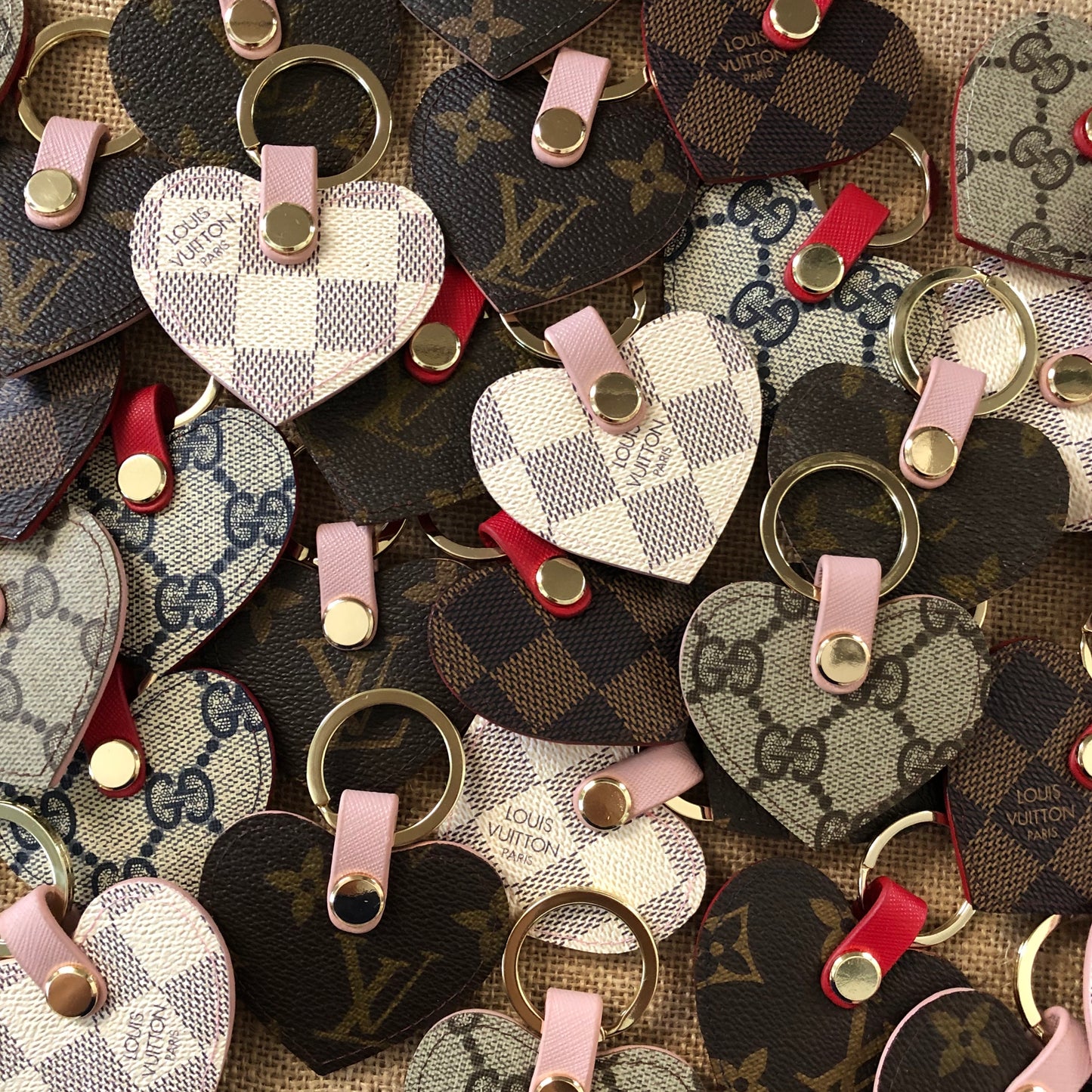 Heart Bag Charm Keychain