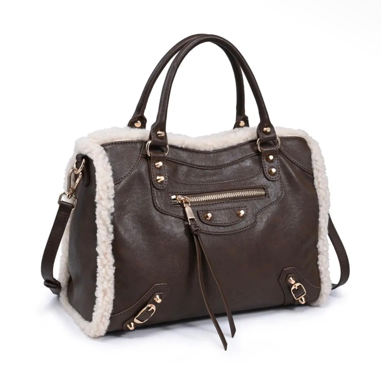 Miss Aspen Brown Satchel