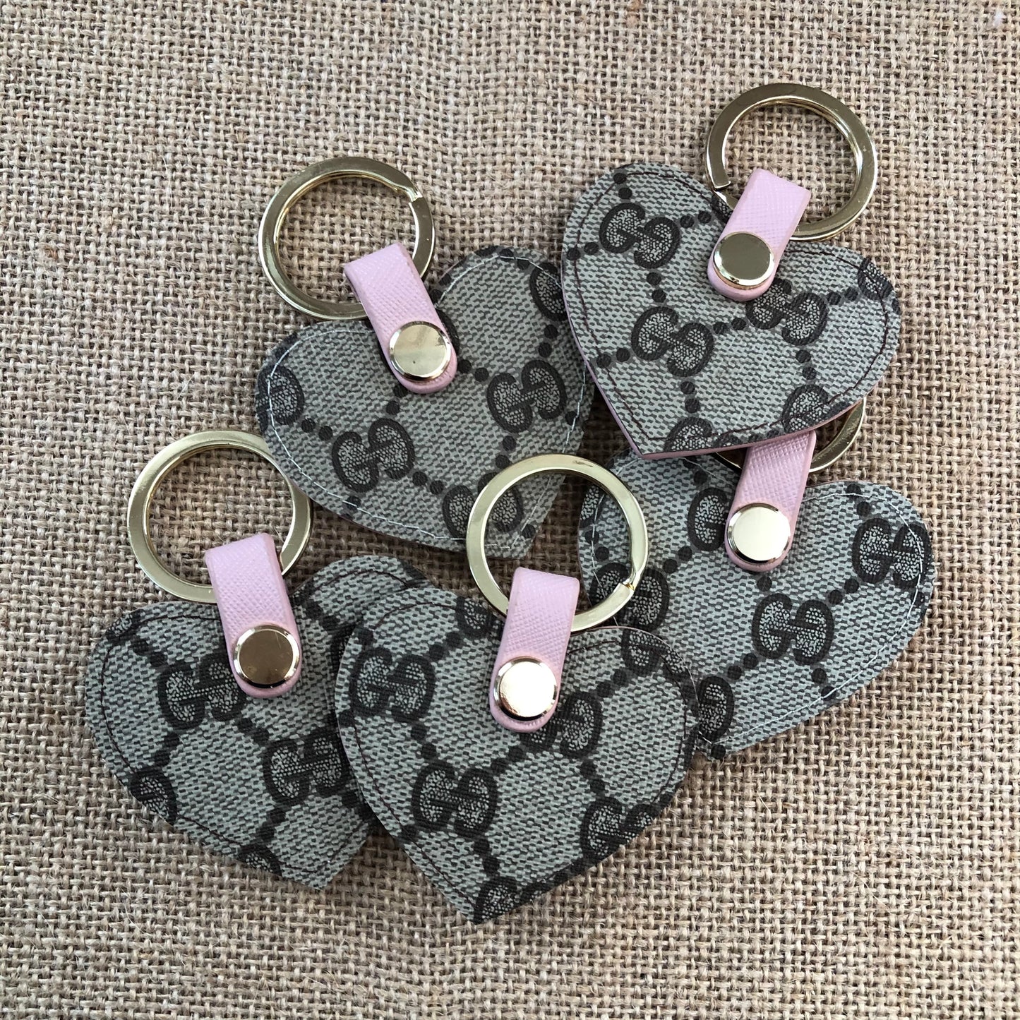 Heart Bag Charm Keychain