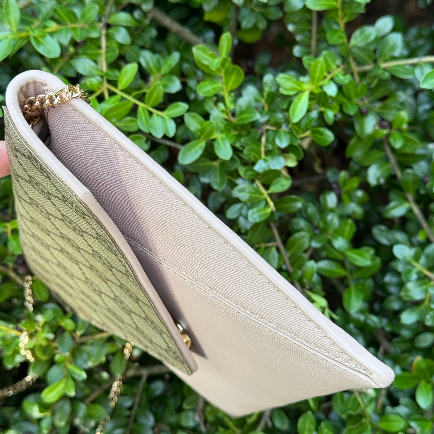 Pale Pink Envelope Clutch Crossbody