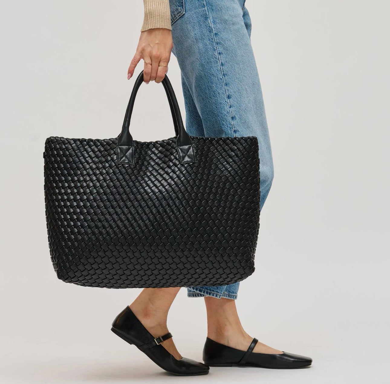 Miss Blair Large Woven Tote