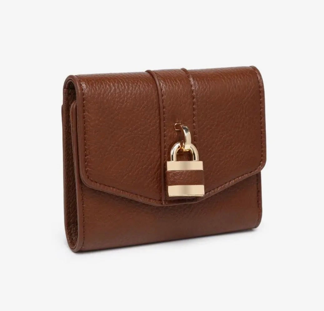 Miss Cami Padlock Compact Wallet