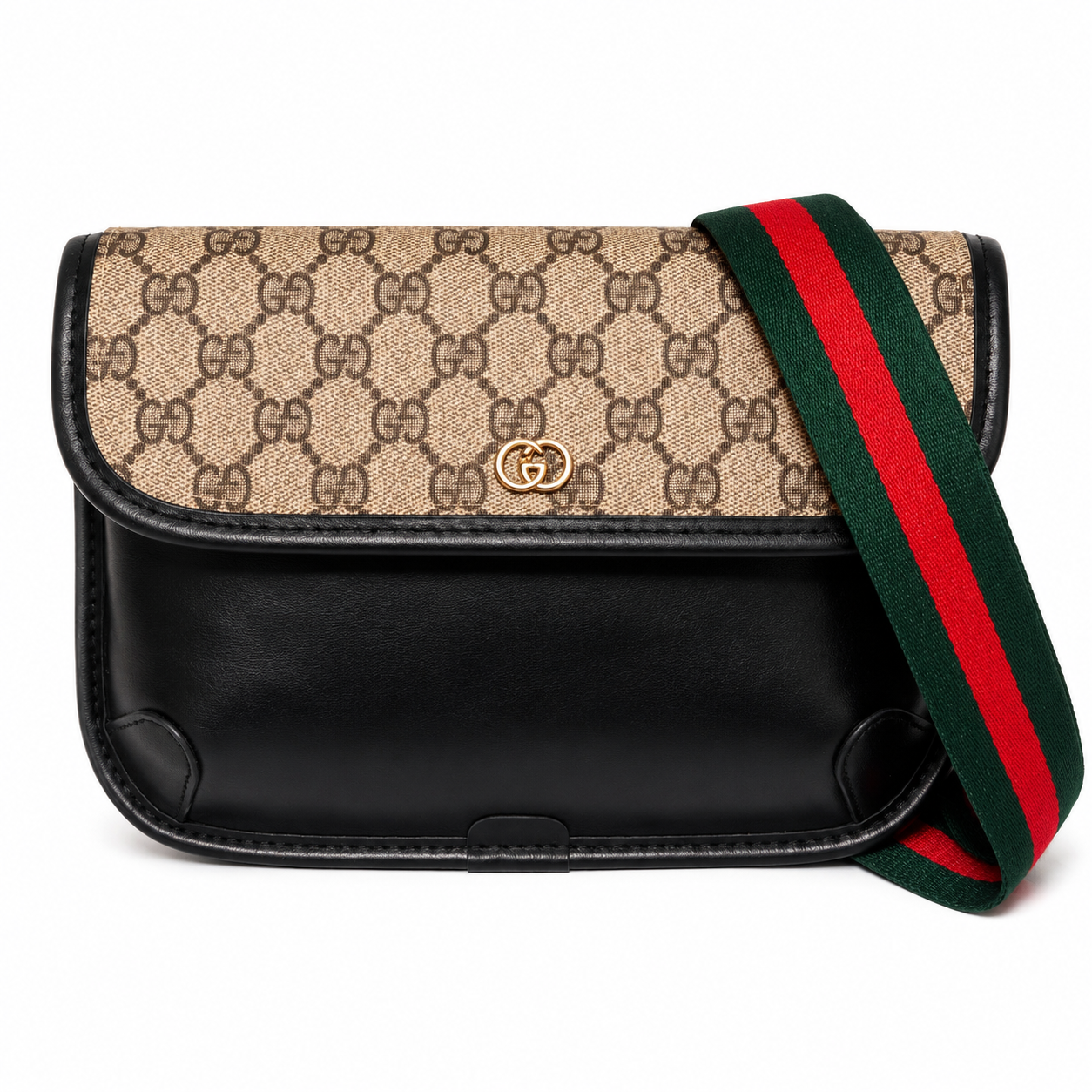Miss Everyday Gigi Black Crossbody Bag With Authentic Hardware
