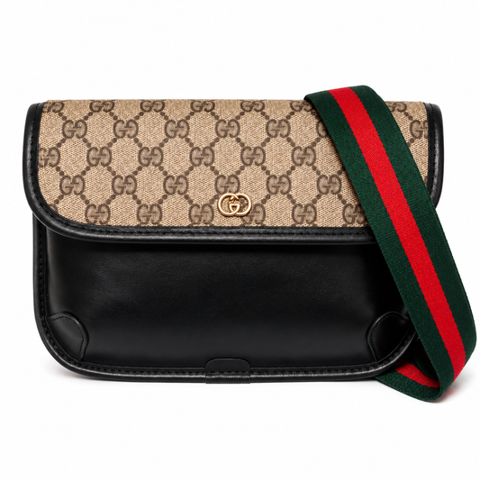 Miss Everyday Gigi Black Crossbody Bag With Authentic Hardware