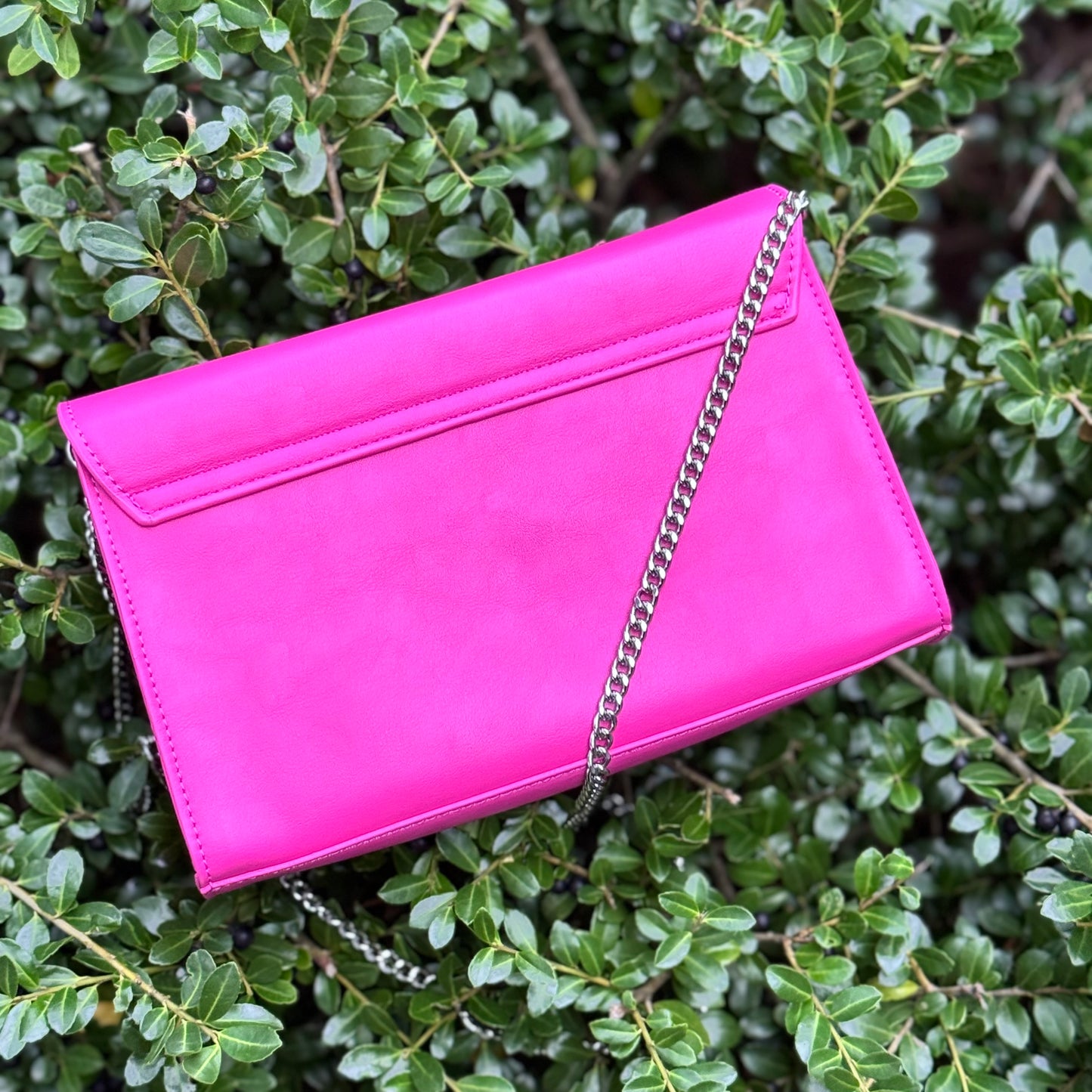 Bright Pink Lulu Envelope Flap Bag