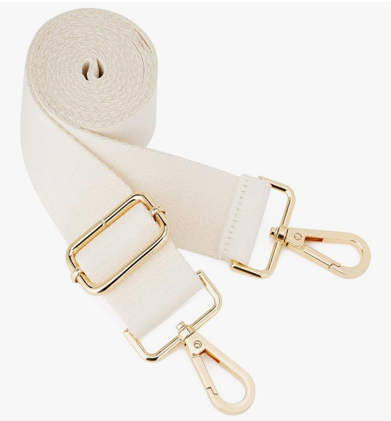 Crossbody Strap With Gold Hardware