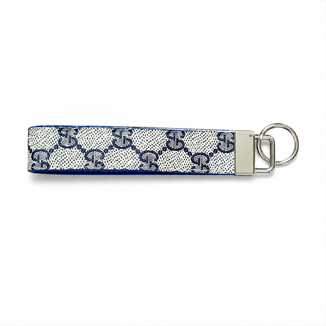 Miss Madison Loop Keychain Navy Gigi Cobalt Interior
