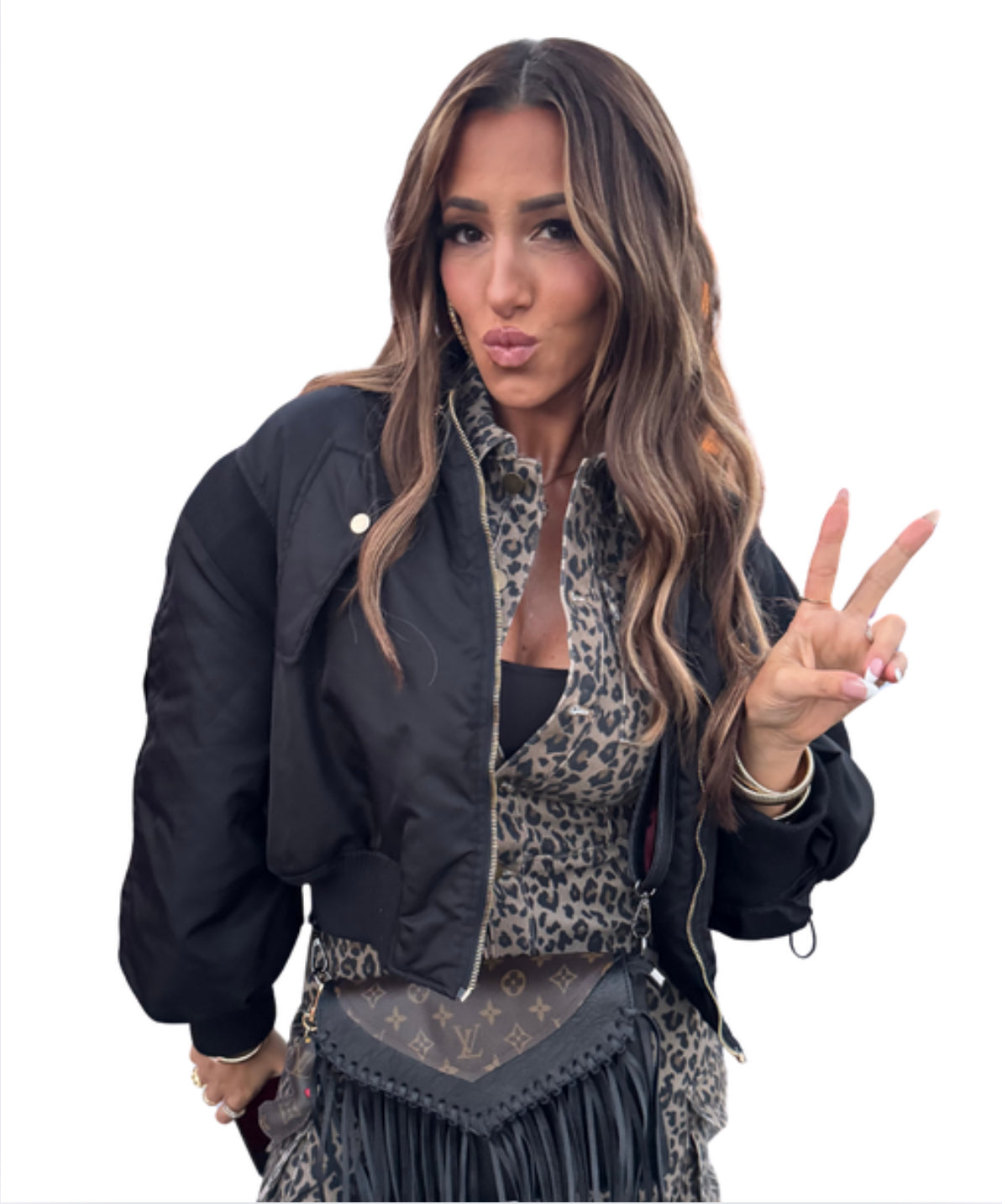 PREORDER Black Fringe Lulu Crossbody Bag