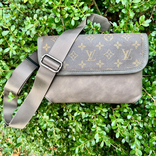 Matte Gray Lulu Everyday Crossbody Bag