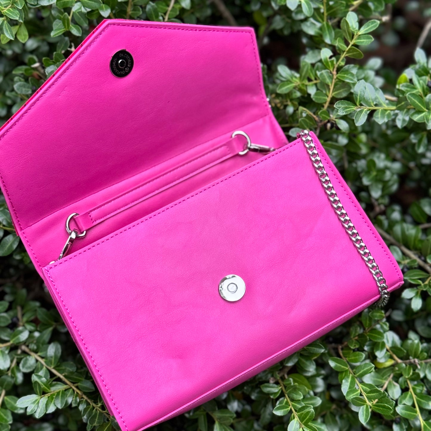 Bright Pink Lulu Envelope Flap Bag