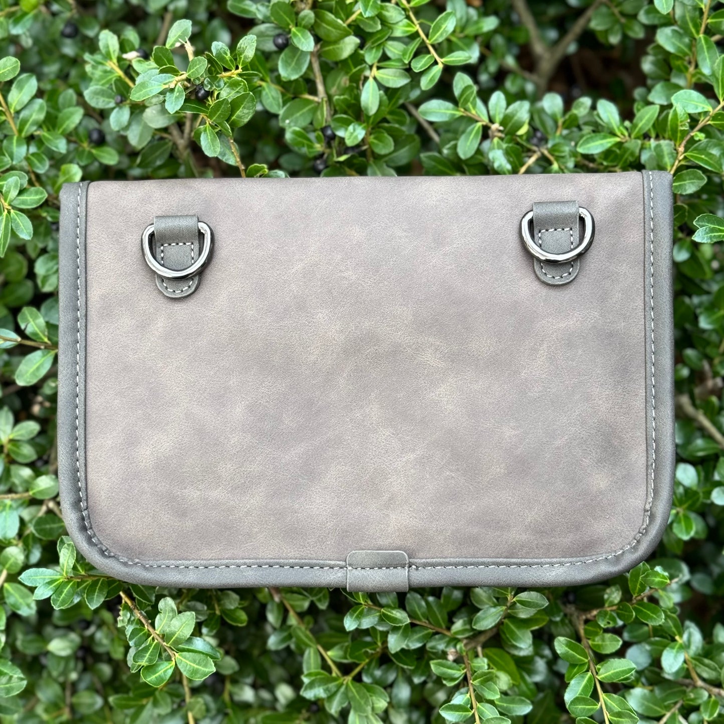 Matte Gray Lulu Everyday Crossbody Bag
