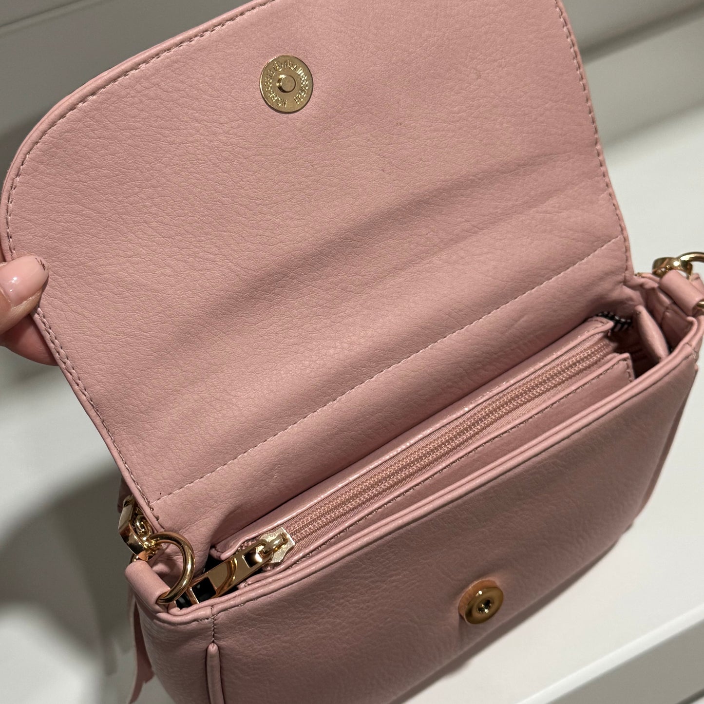 Preorder Miss Iconic - Blush Pink Gigi Flap Crossbody