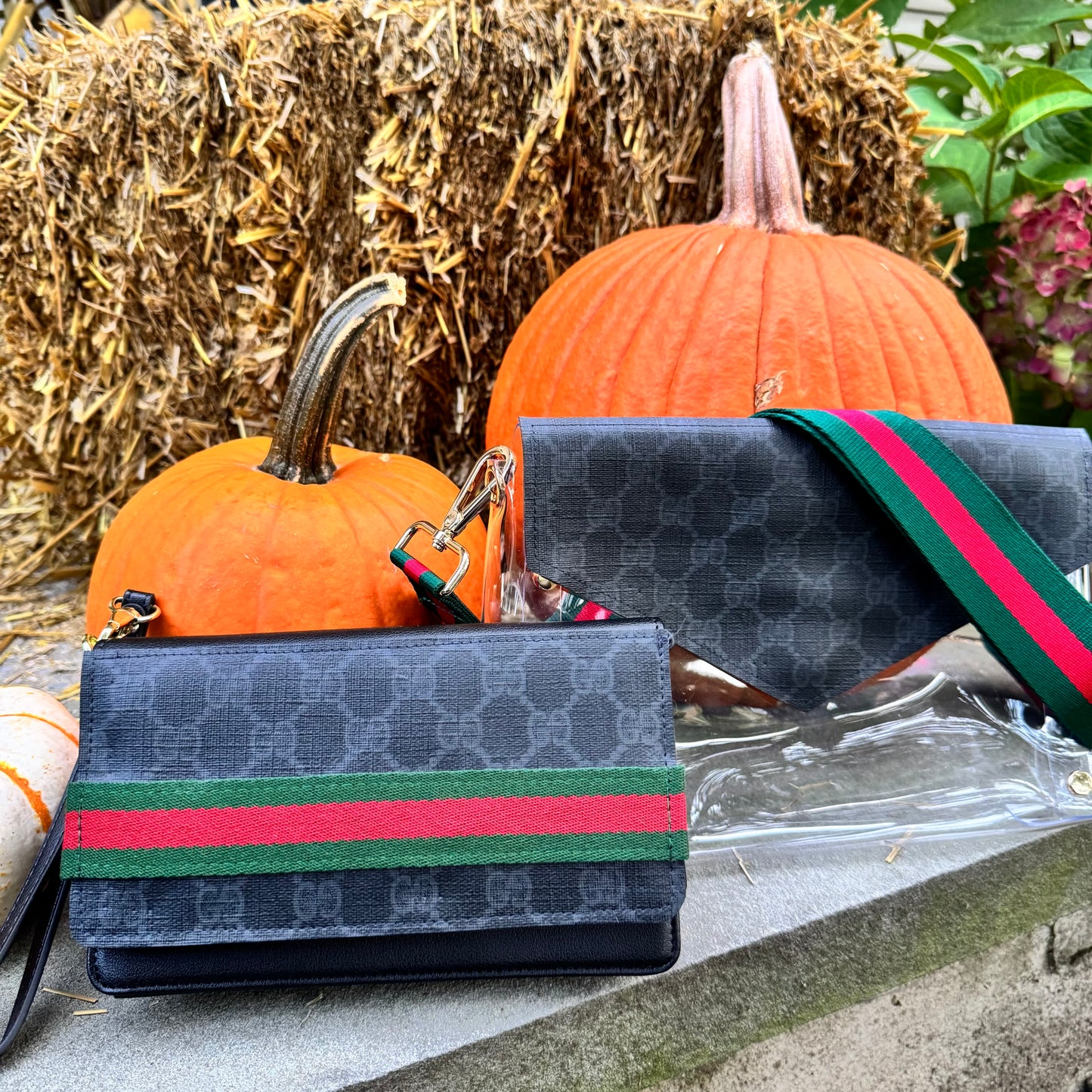 All In One Black Gigi Wallet Crossbody Bag