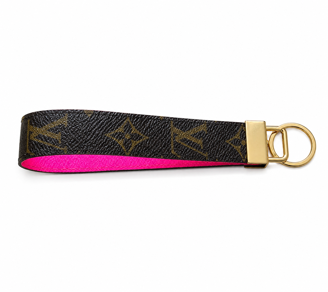 Miss Madison Loop Keychain Lulu Bright Pink