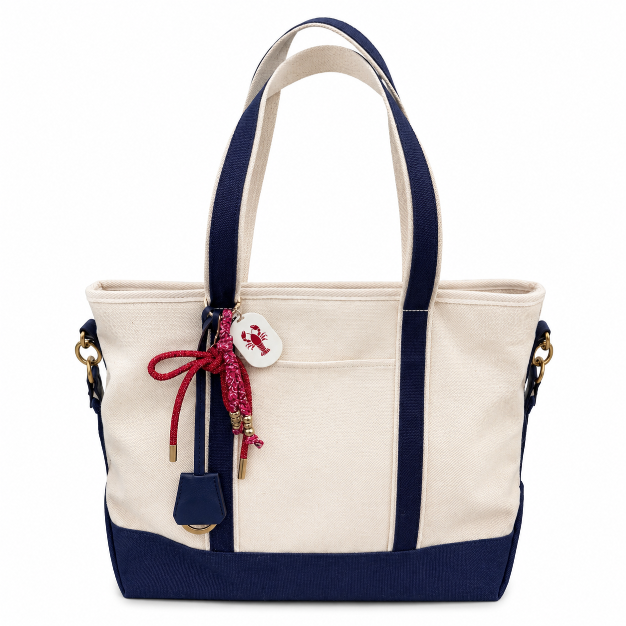 Miss Newport Navy Blue Boat Tote Bag