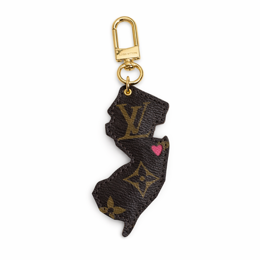 New Jersey Bag Charm Keychain